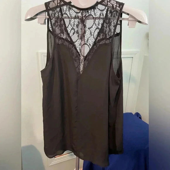 Sophie rue size large black lace tank top Bin 11‎ - Picture 2 of 11